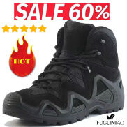 Fuguiniao Military Tactics Men s Combat Boots Outdoor Waterproof Boots
