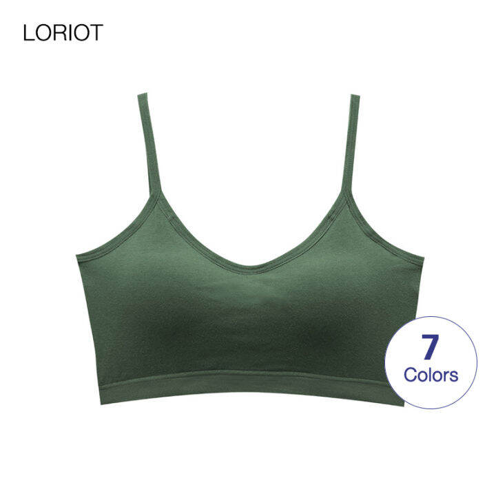 Loriot Bra Tank Top For Women Backless Stretchable Crop Camisole Sando Singlet Vest Sleeveless 6463