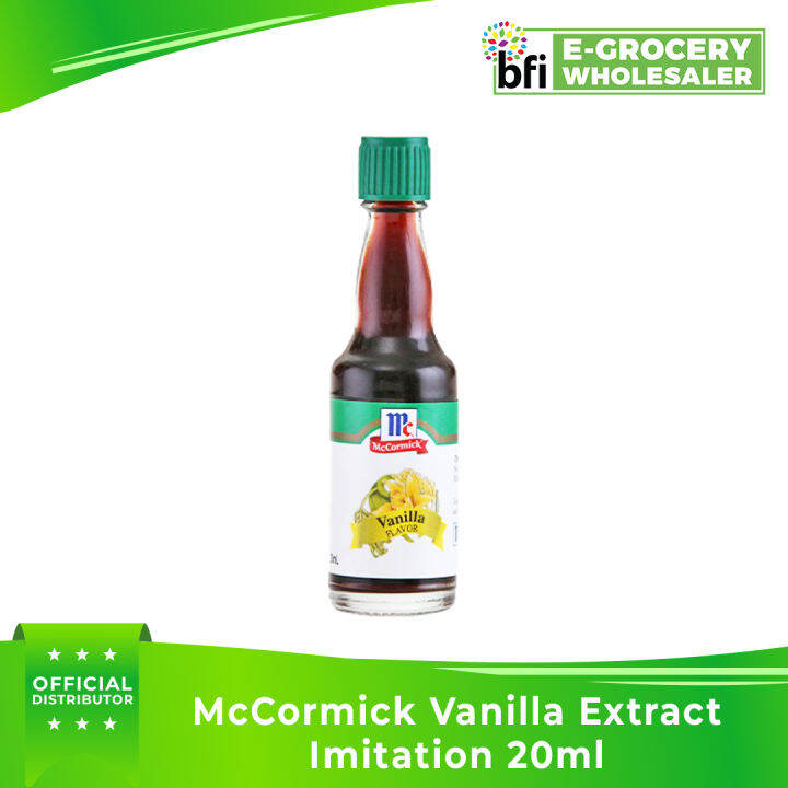 BFI McCormick Vanilla Extract Imitation 20ml [SAMEDAY AVAILABLE] Lazada PH