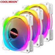 Quạt Tản Nhiệt, Fan Led RGB Coolmoon U2 - Đồng Bộ Hub Coolmoon