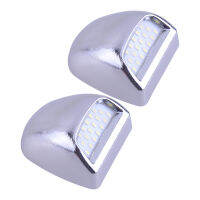 1 Pair LED 68168 License Plate Light Tag Lamp Fit for Cadillac Chevrolet GMC White Base