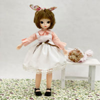 New 30Cm Doll Bjd 16 Has Fashion Dress Up Skirt Accessories Princess Doll 3D Eyes Delicate Makeup Girl DIY Doll Gift Toy