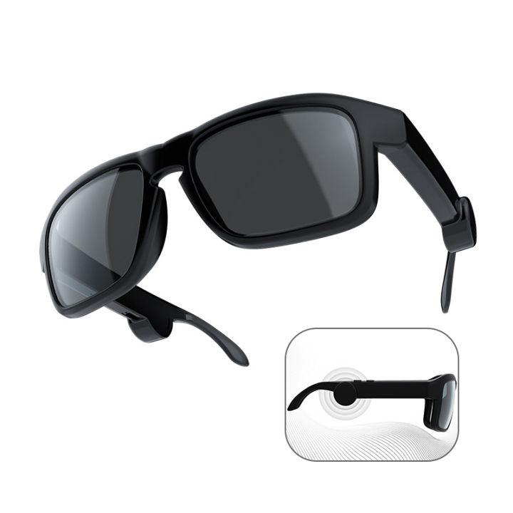 ไร้สายสมาร์ทบลูทูธ5-0แว่นตาชุดหูฟังลำโพงคู่สเตอริโอแฟชั่นกีฬาขี่ตาแว่นตาหูฟัง
