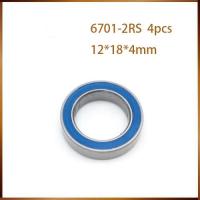 ☈ 6701-2RS 6701 6701RS 6701-2RZ chrome steel bearing GCR15 deep groove ball bearing 12x18x4mm