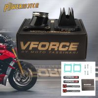 สำหรับซูซูกิ RM85 2002-2019ลิ้นวาล์ว Vforce 4พร้อมท่อไอดี2จังหวะอุปกรณ์โมเพดมอเตอร์ไซต์มอเตอร์ครอส Tassinari