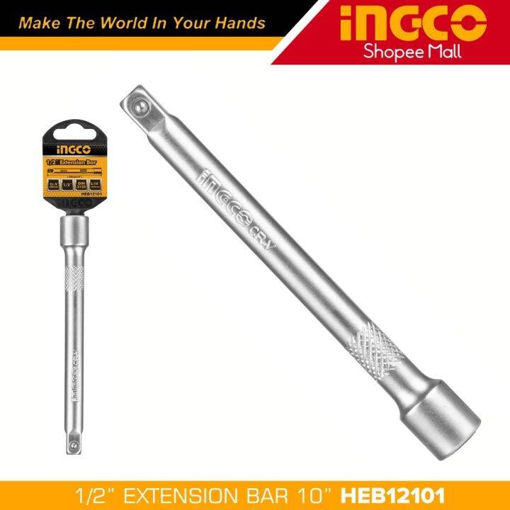 Ingco 1/2 Extension Bar Tool for Socket Wrench 10 HEB12101 H Lazada PH