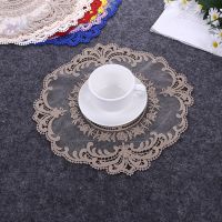 Elegant Lace Table Cloth Runner with Vintage Floral Embroidery, Perfect Dustproof Cover for Coffee Table