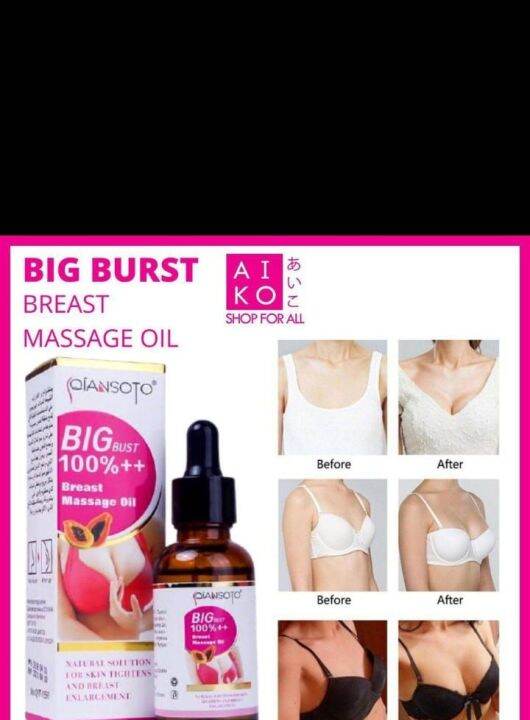 big burst breast massage oil 1pcs Lazada