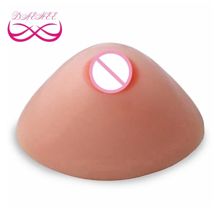 Triangle Shape 1000gpair D Cup Soft Fake Silicone Breast Forms Boobs Tit Chest Enhancers Bust 1701