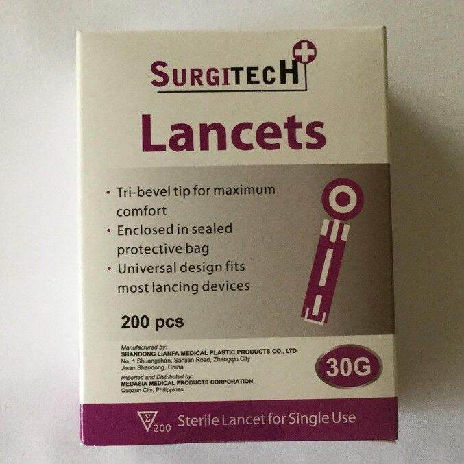Surgitech Lancet Needle Gauge 30 (Lancets for blood sugar) (200pcs1
