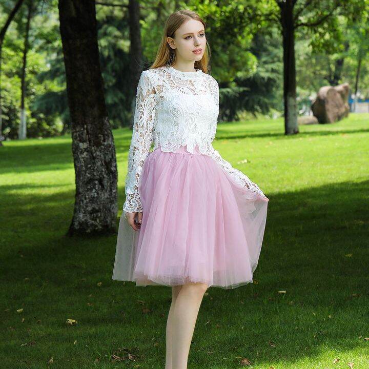 5-layers-60cm-princess-midi-tulle-skirt-pleated-dance-tutu-skirts-womens-lolita-petticoat-jupe-saia-faldas-party-puffy-skirts