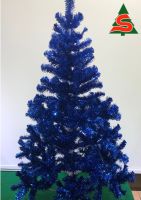 ต้นคริสต์มาส 7 ฟุต สี น้ำเงิน/ทอง (Christmas Tree 7F Blue/Gold)