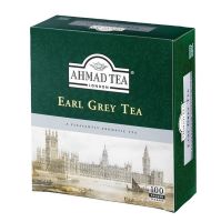 AHMAD TEA London Earl Grey Tea อาหมัดที ลอนดอน เอิร์ลเกรย์ ชาแบล็กที 2กรัม x 100ซอง