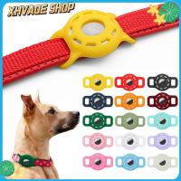 XHVAQE Useful Silicone Dog Cat Collar GPS Finder Tracker Protector Cover Air Tag Holder Pet Anti-lost Locator Sleeve Airtag Protective Case