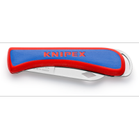 มีดพับของช่างไฟฟ้า KNIPEX NO.16 20 50 SB Folding Knife for Electricians (120mm.) Factory Gear Garage