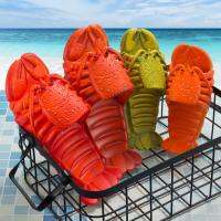 net red creative crayfish female slippers summer ly of rent-ild ildren cartoon bea vacatn sls and slippers