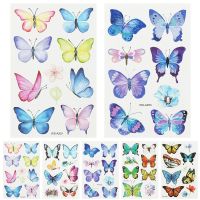 Body Stickers Waterproof Butterfly Temporary Tatoos Cute Pattern Fake Tattoo For Kids