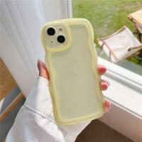 โปร่งใส Curly Wave เคสศัพท์สำหรับ Samsung Galaxy S23 S22 S21 S20 Plus Ultra FE Ultra Thin Slim Soft TPU ซิลิโคนฝาหลัง