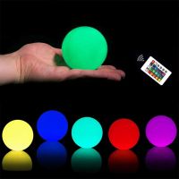 LED Floating Pool Light RGB Color Changing Pond Ball Night Lights Swimming Pool Outdoor Lighting Outdoor Pool Accessories