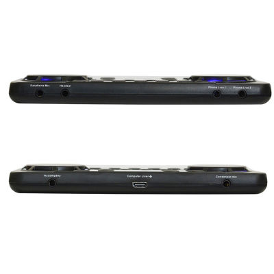 Hot V300 Pro การ์ดเสียง Bluetooth Audio Interface Mixer สำหรับการบันทึกการสตรีมสด