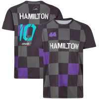 2023 NewNew F1เสื้อยืดสูตรหนึ่งลูอิสแฮมิลตันทีมแข่งรถ3D พิมพ์ผู้ชายผู้หญิงกีฬาสบายๆ O-คอเสื้อยืดเด็กประเดิมท็อปส์ย์