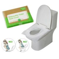 Toilet Seat Cover กระดาษรองนั่ง แผ่นรองนั่งชักโครก แบบพกพา 1แพ็ค10ชิ้น