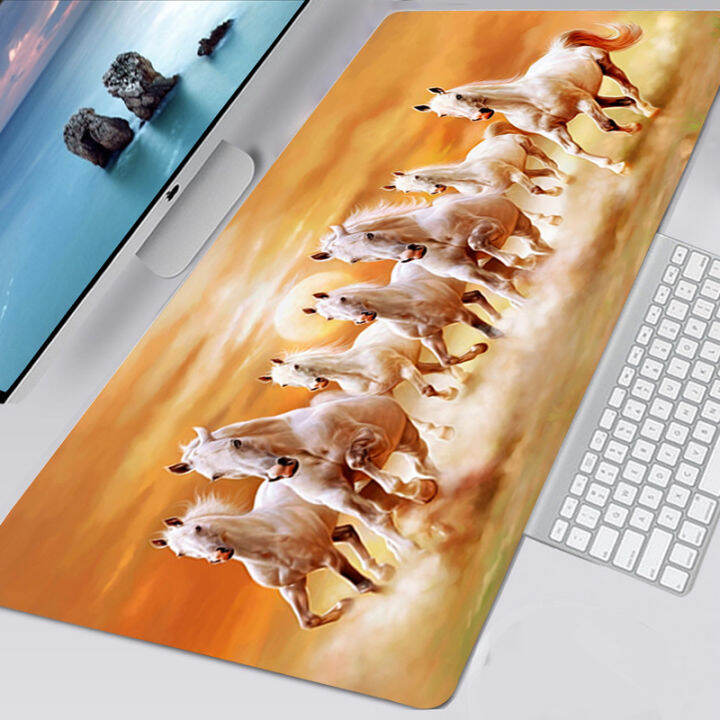 mousepad-new-custom-home-mouse-mat-keyboard-pad-nordic-style-horse-laptop-gamer-natural-rubber-soft-desktop-mouse-pad-table-mat