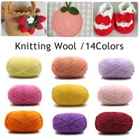 1 Roll Thread Soft Comfortable Milk Cotton Thread Knitting Wool Yarn Warm Baby Doll Thread DIY Needlework Supplies