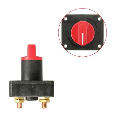 ✑✈✇ Auto Battery Disconnect Switch 12V 300A Two Switch Positions Cut Off Isolator Battery Disconnect Switches amp; Relays For Car