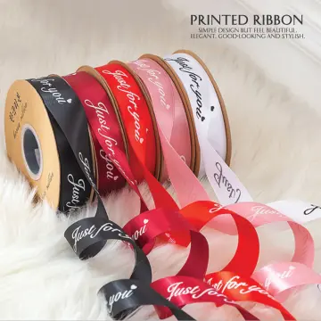 1 Roll Of 2.5cm Black Ribbon, For Hair Bow, Gift Wrapping, Bouquet  Decoration, Fruit Ribbon