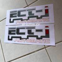 BP. สติ๊กเกอร์ ECT-i AUTOMATIC ติดข้างท้ายกระบะวีโก้ ปี 2004-2007