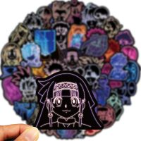 hotx【DT】 10/30/50pcs Cartoon Mixed Classic Anime Decals Sticker Gradient  Birthday Colorful And