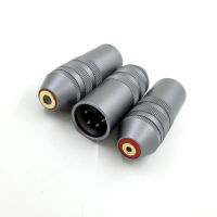 ={}+—— เครื่องขยายเสียงสี่แกน XLR เทิร์นสมดุลของคานอน 4.4mm 3.5 2.5mm อะแดปเตอร์หัวแปลงหูฟังหญิงสมดุล