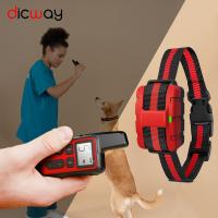 ZZOOI Electric Dog Training Collar Waterproof Rechargeable Shock Vibration Sound Pet Remote Control with LCD Display For All Size Dogs