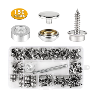 Heavy Duty Snap Fasteners Kit+ Canvas Snap Kit,Screw Snaps,Boat Cover Snaps,Carpet Snap Kit with Setting Tool for Boat