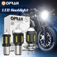 ZZOOI Oprah 8000LM Motorcycle H4 LED Headlight BA20D P15D For Honda