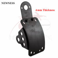 Motorcycle Side Mount License Number Plate Holder Bracket 34" Hole For Harley Chopper Bobber Cruiser