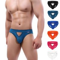 VE PERSON กางเกงในเซ็กซี่สำหรับผู้ชาย Jockstrap ชุดชั้นในเกย์ s Hollow Out Underpants กางเกงในชาย Open Butt Panties