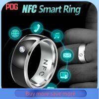 PDG มัลติฟังก์ชั่ แหวนอัจฉริยะ NFC การเชื่อมต่อที่สวมใส่ได้ เหล็กไร้สนิม แหวนนิ้วดิจิตอล สร้างสรรค์และสร้างสรรค์ ชุดสวมใส่มายากล แหวนนิ้วมือ NFC สำหรับ โทรศัพท์แอนดรอยด์ สำหรับผู้ชาย