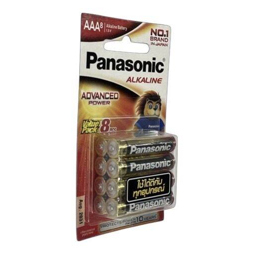 ถ่าน-panasonic-alkaline-ขนาด-aaa-1-5v-แพค-8-ก้อน-ของแท้