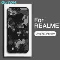 Guyon ซิลิโคนเหลว C2 C20 C11 Realme สำหรับ OPPO เคสนิ่มลายพรางดีไซน์ดั้งเดิมแบบ