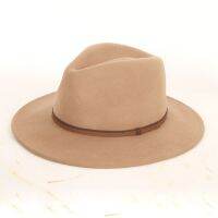 2023 New Solid Color Jazz Hat Solid Color Top Hat British Style Retro Wool Hat Felt Hat Fedora Hat Women Pamelas Para Bodas