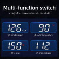 OBD2อัตโนมัติ GPS Head-Up Display Auto Electronics HUD Projector แสดงผล Digital Car Speedometer อุปกรณ์เสริมความเร็ว Water Temp