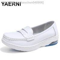 ▣❃ xianhaochen048906 2023 sapatos de enfermeira feminino outono respirável fundo macio pequeno branco anti-deslizamento almofada ar aumentando médicos