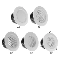 Air Vent Extract Valve Grille Round Diffuser Ducting Ventilation Cover 100mm Exhaust Fans