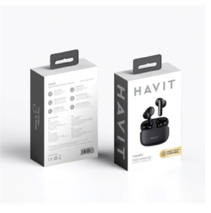 รับประกัน-1-ปี-havit-หูฟังบลูทูธ-bluetooth-รุ่นtw967-หูฟังบลูทูธ-แท้-หูฟังไร้สาย-หูฟังบลูทูธ-iphone-เบสหนัก-ตลับชาร์จแบตในตัว-เชื่อมต่อง่าย