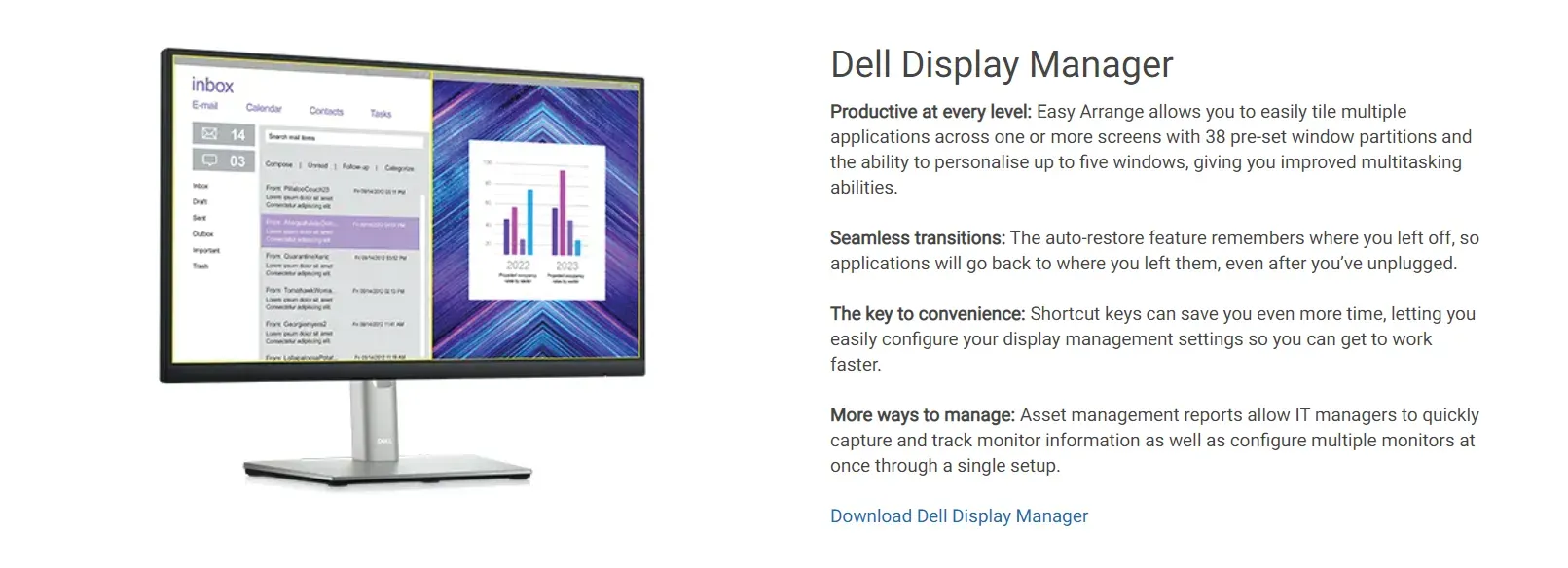 DELL 24 INCH P2422H Height Adjustment FHD Computer Monitor | IPS PANAL ...