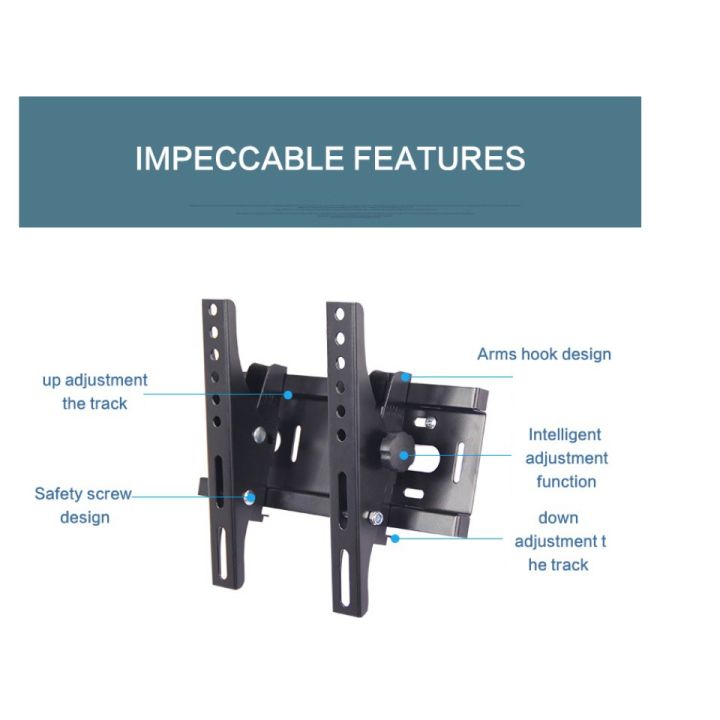 สปอตกรุงเทพ-ขาแขวนทีวี-ขนาด-32-55-นิ้ว-ปรับก้ม-เงยได้-led-lcd-tilting-wall-mount-32-55-นิ้ว-black-tv-stand-supports-55-inch-screen-adjustable-full-motion-plasma-lcd-led-tv-wall-mount-flat-screen-panel