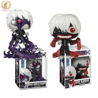 Funko Pop Tokyo Ghoul ตุ๊กตารูปเครื่องประดับ Kaneki Ken รูปของเล่นสำหรับแฟนๆ Office ตกแต่ง