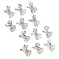 12Pcs 6R Guitar Tuning Pegs Tuners Machine Heads for Fender Replacement